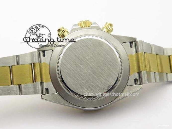 YG Bracelet Dial On Edition JF Daytona A7750 YG Best SS SS 116523 White 0106